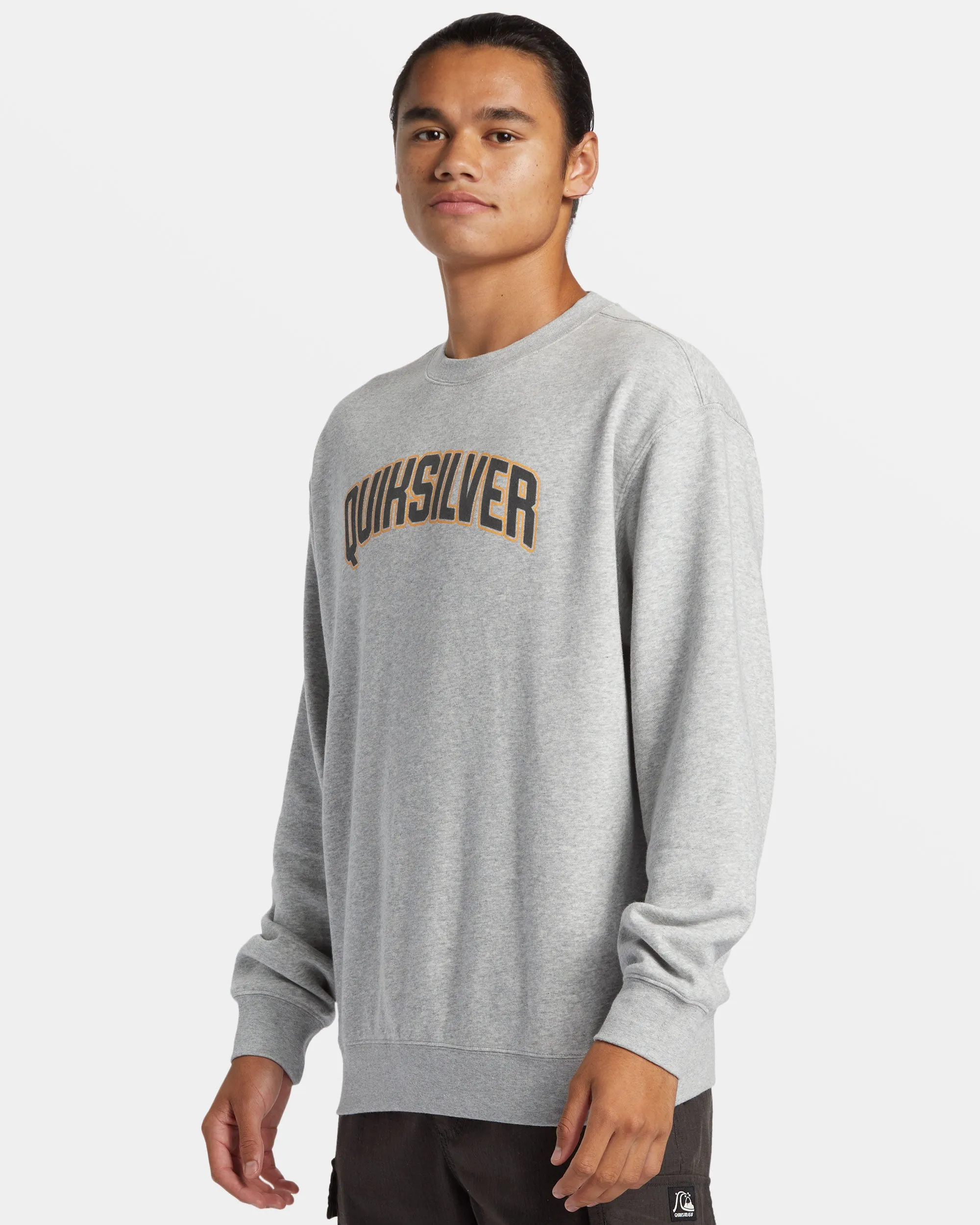 Graphic Crewneck Sweatshirt - Grey Heather sold by Quiksilver product image thumbnail 4