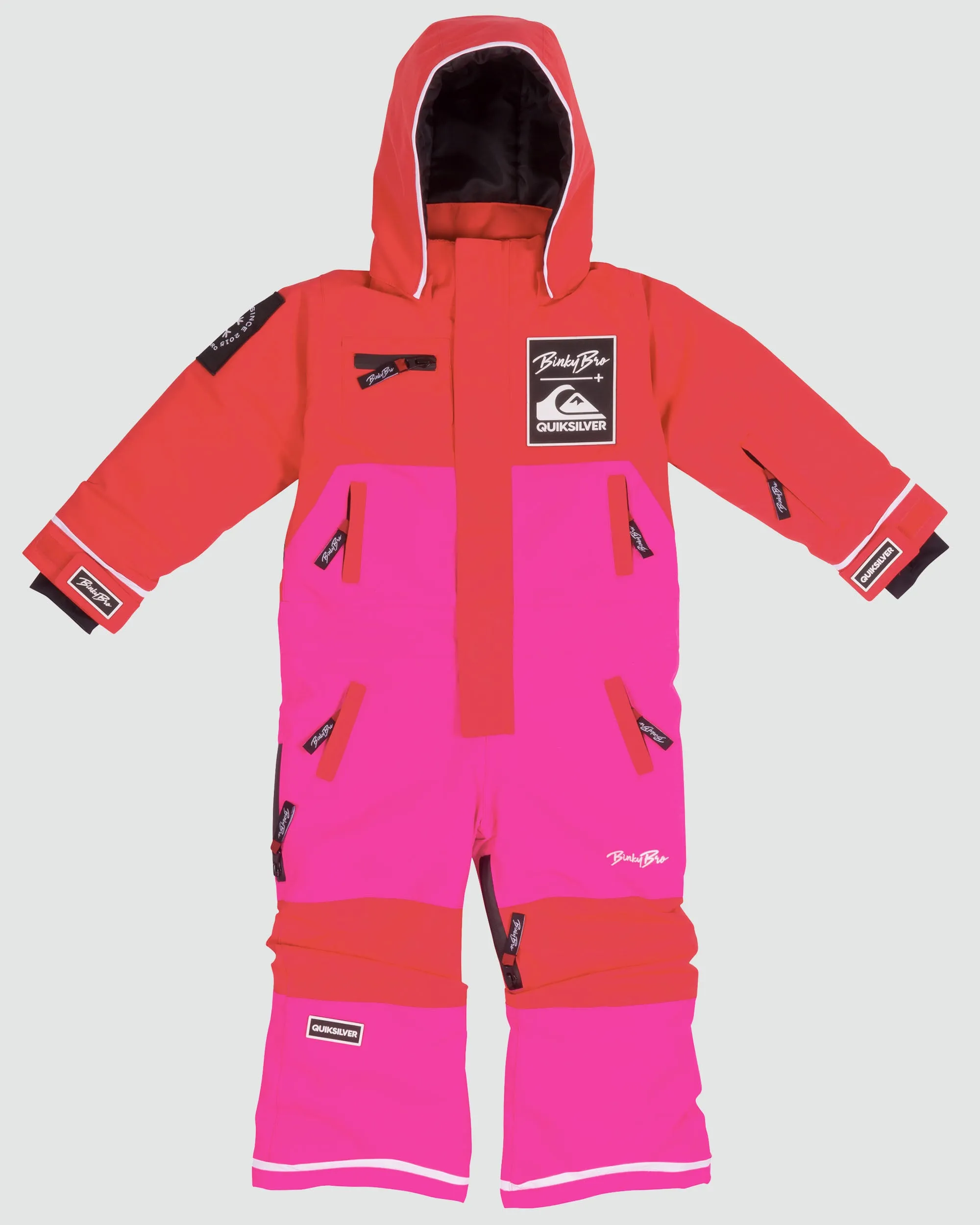 BinkyBro x Quiksilver 99-90 Snowsuit - Ruby/Pink sold by Quiksilver