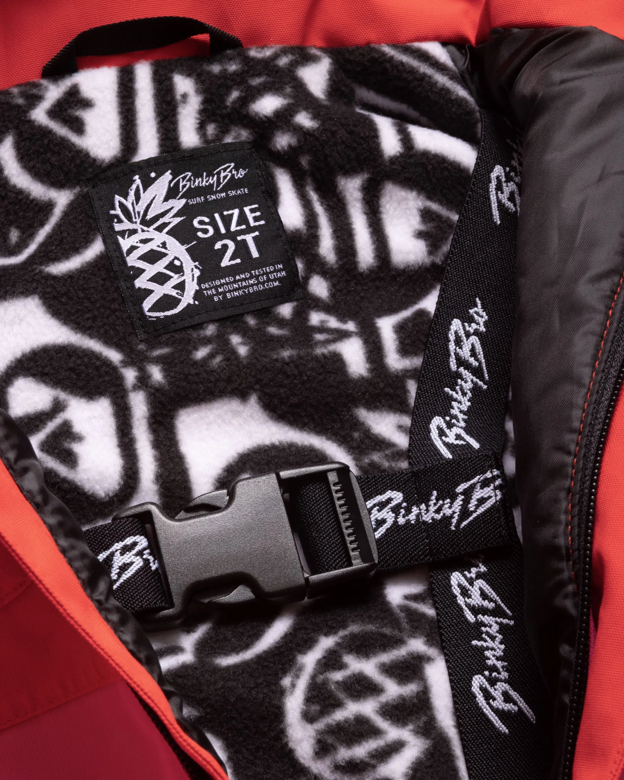 BinkyBro x Quiksilver 99-90 Snowsuit - Ruby/Pink sold by Quiksilver product image thumbnail 3