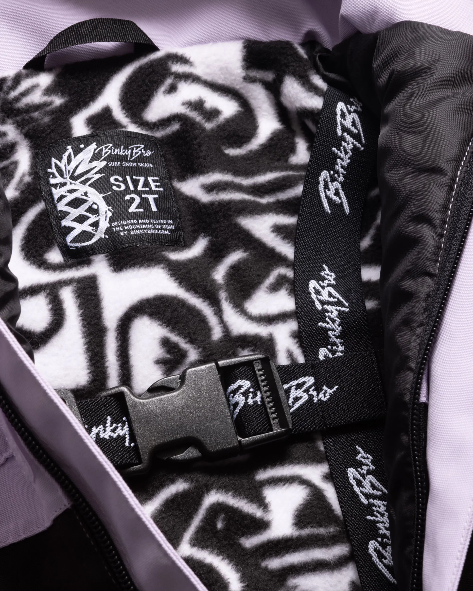 BinkyBro x Quiksilver 99-90 Snowsuit - Lavendar/Black sold by Quiksilver product image thumbnail 3