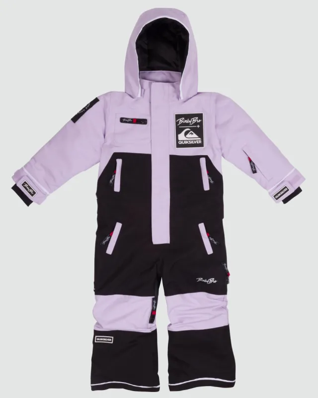 BinkyBro x Quiksilver 99-90 Snowsuit - Lavendar/Black sold by Quiksilver