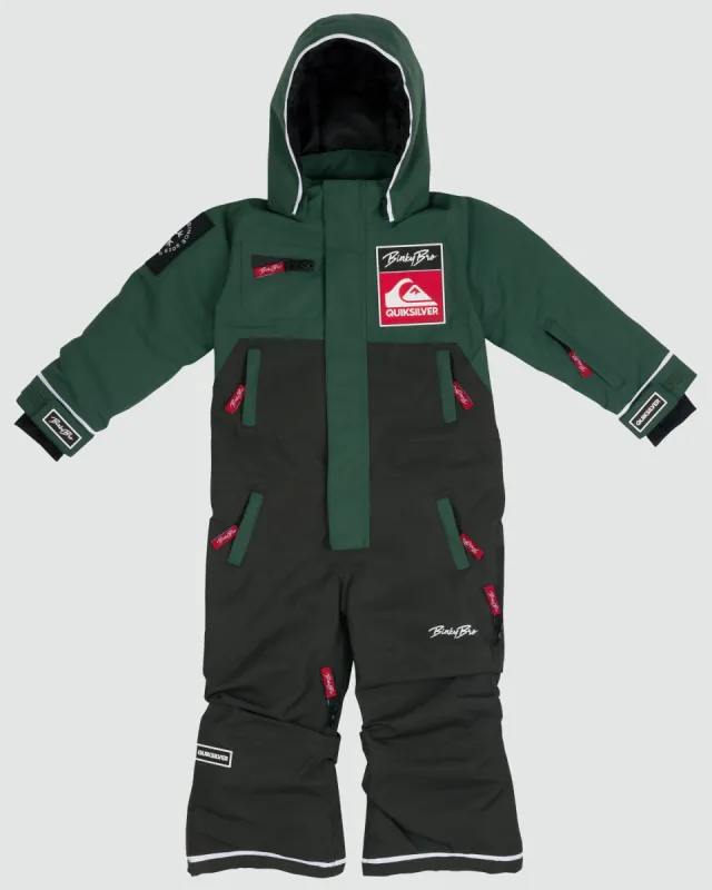 BinkyBro x Quiksilver 99-90 Snowsuit - Grey/Green made by Quiksilver