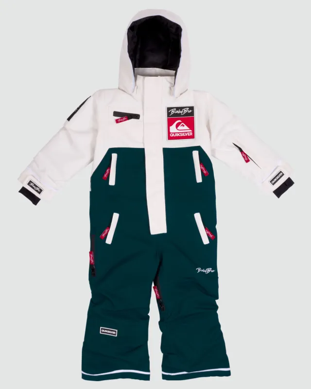 BinkyBro x Quiksilver 99-90 Snowsuit - Deep Teal/Bone made by Quiksilver