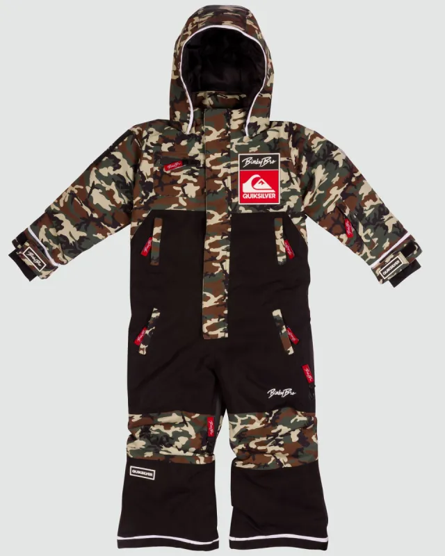 BinkyBro x Quiksilver 99-90 Snowsuit - Camo made by Quiksilver