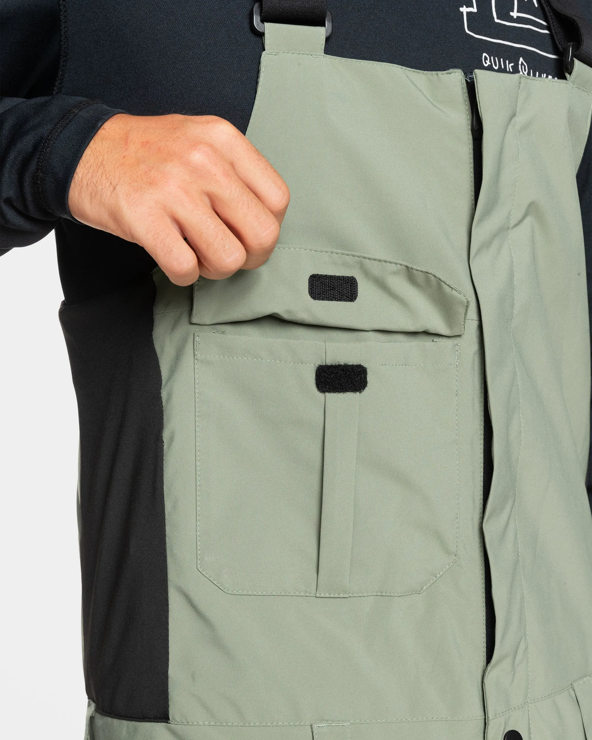 Utility Bib Snow Pants - Sea Spray sold by Quiksilver product image thumbnail 4