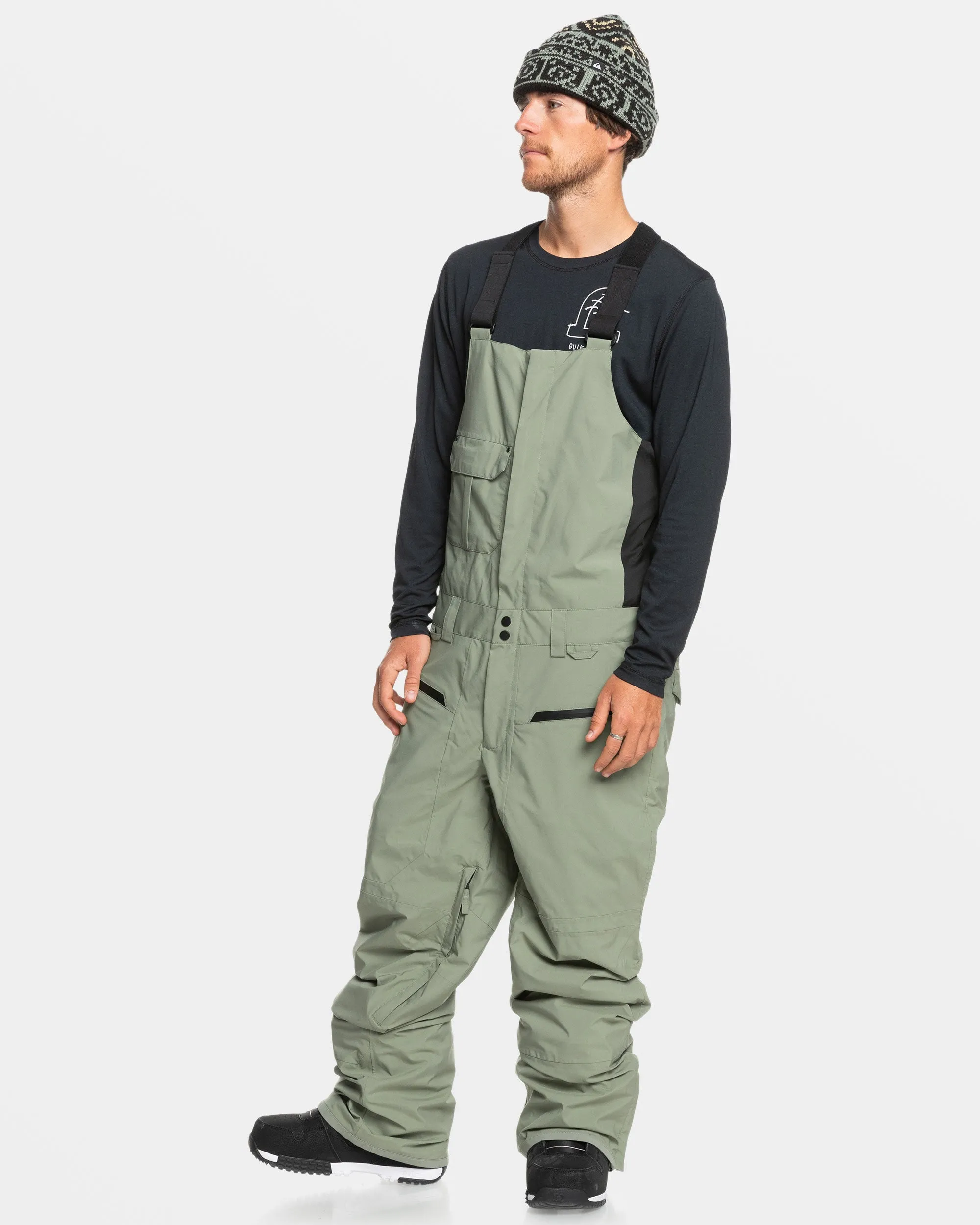 Utility Bib Snow Pants - Sea Spray sold by Quiksilver