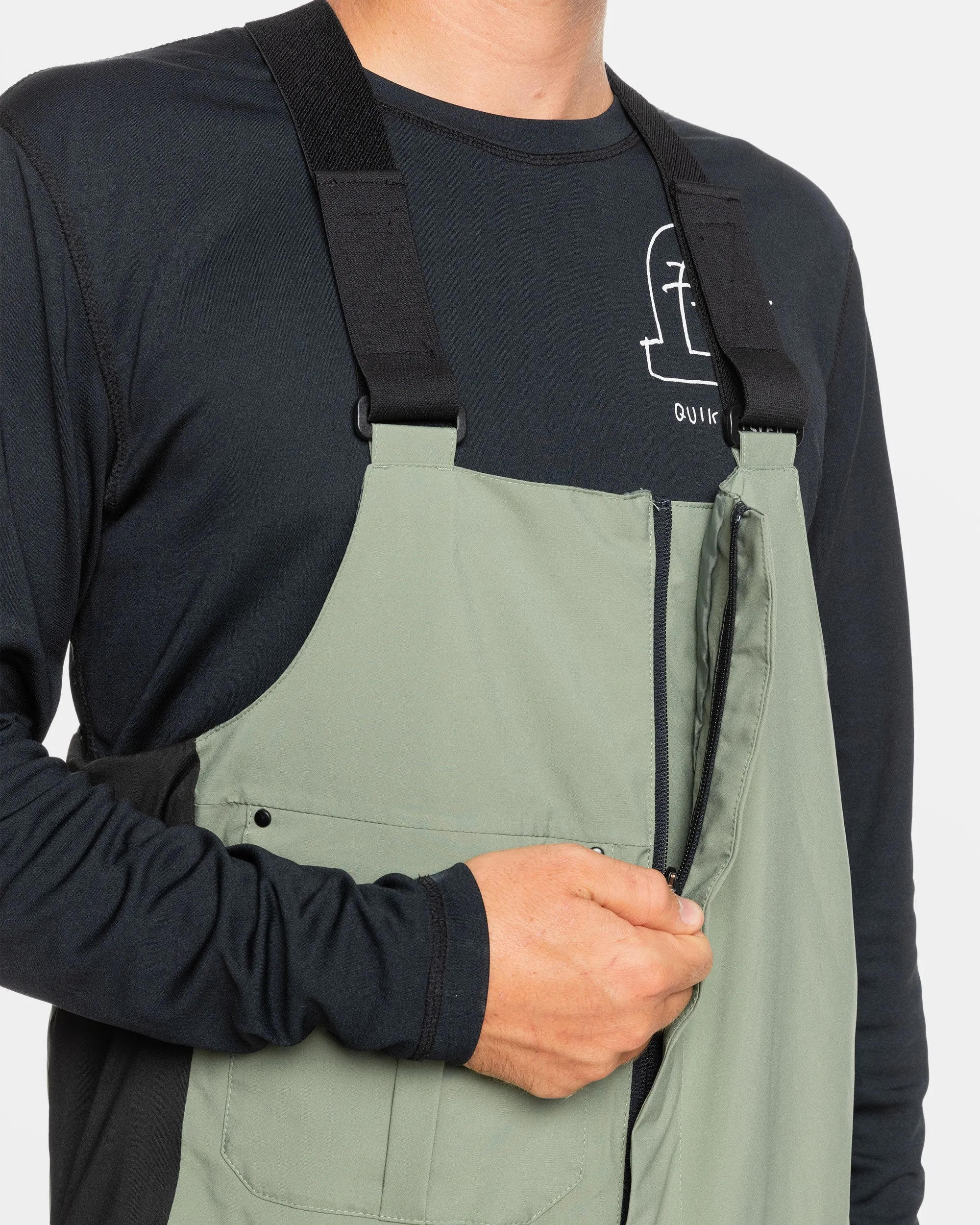 Utility Bib Snow Pants - Sea Spray sold by Quiksilver product image thumbnail 3