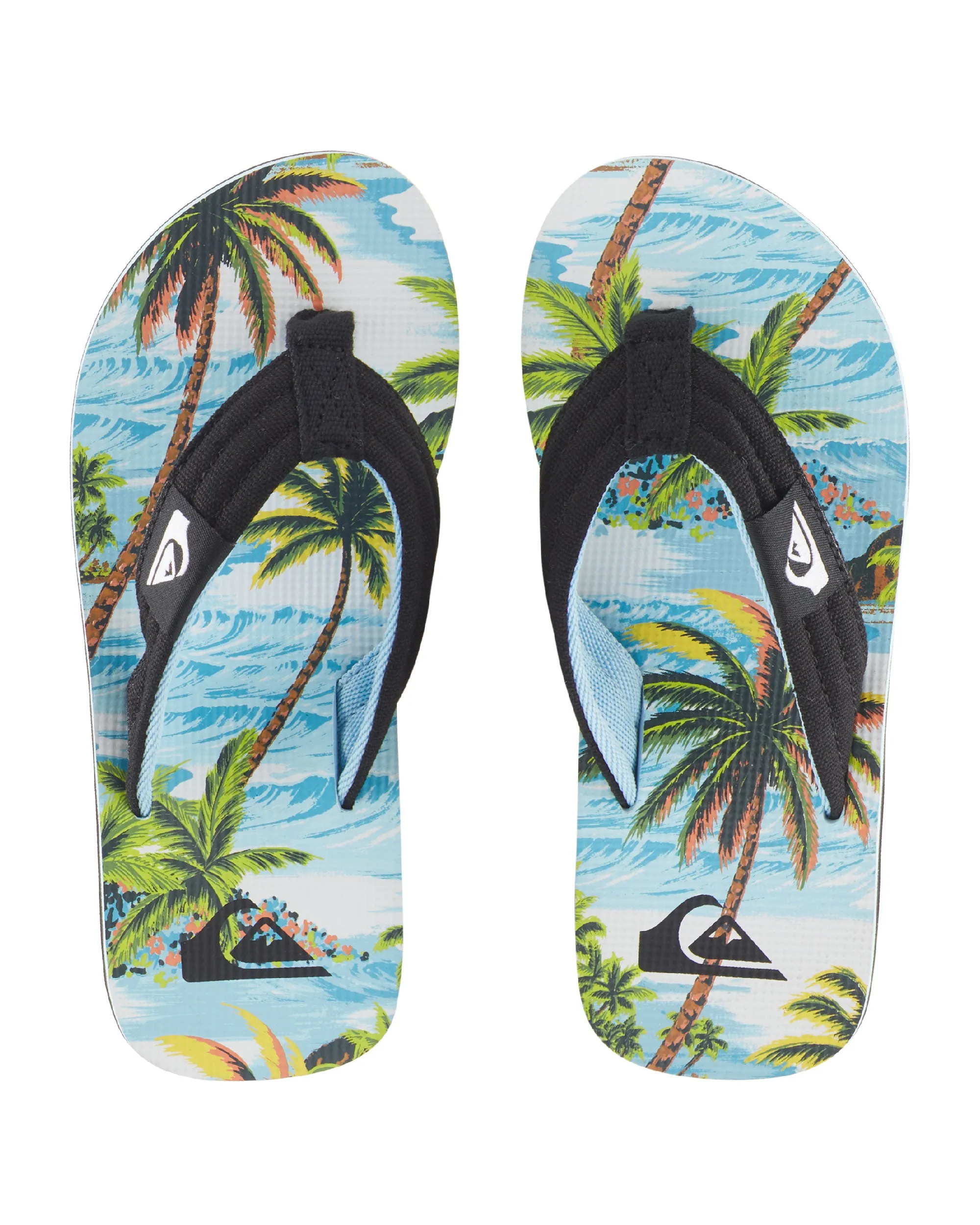 Boys 8-16 Molokai Layback Sandals - BLACK/WHITE/BLUE sold by Quiksilver product image thumbnail 2