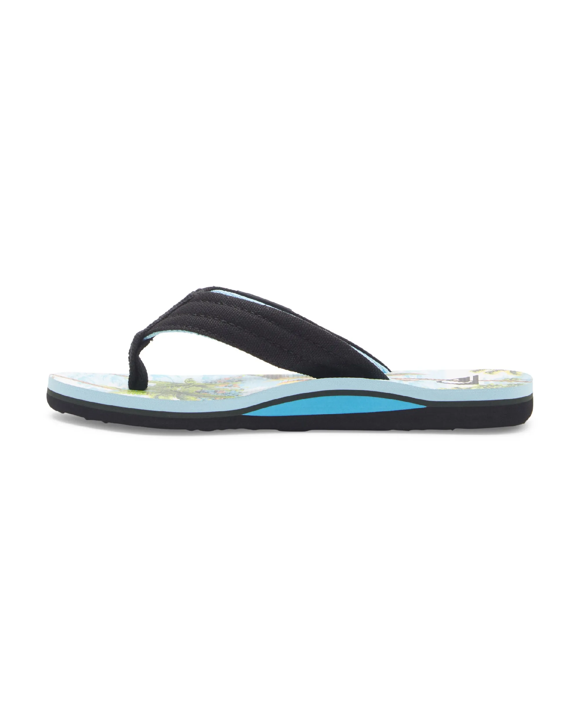 Boys 8-16 Molokai Layback Sandals - BLACK/WHITE/BLUE sold by Quiksilver product image thumbnail 4