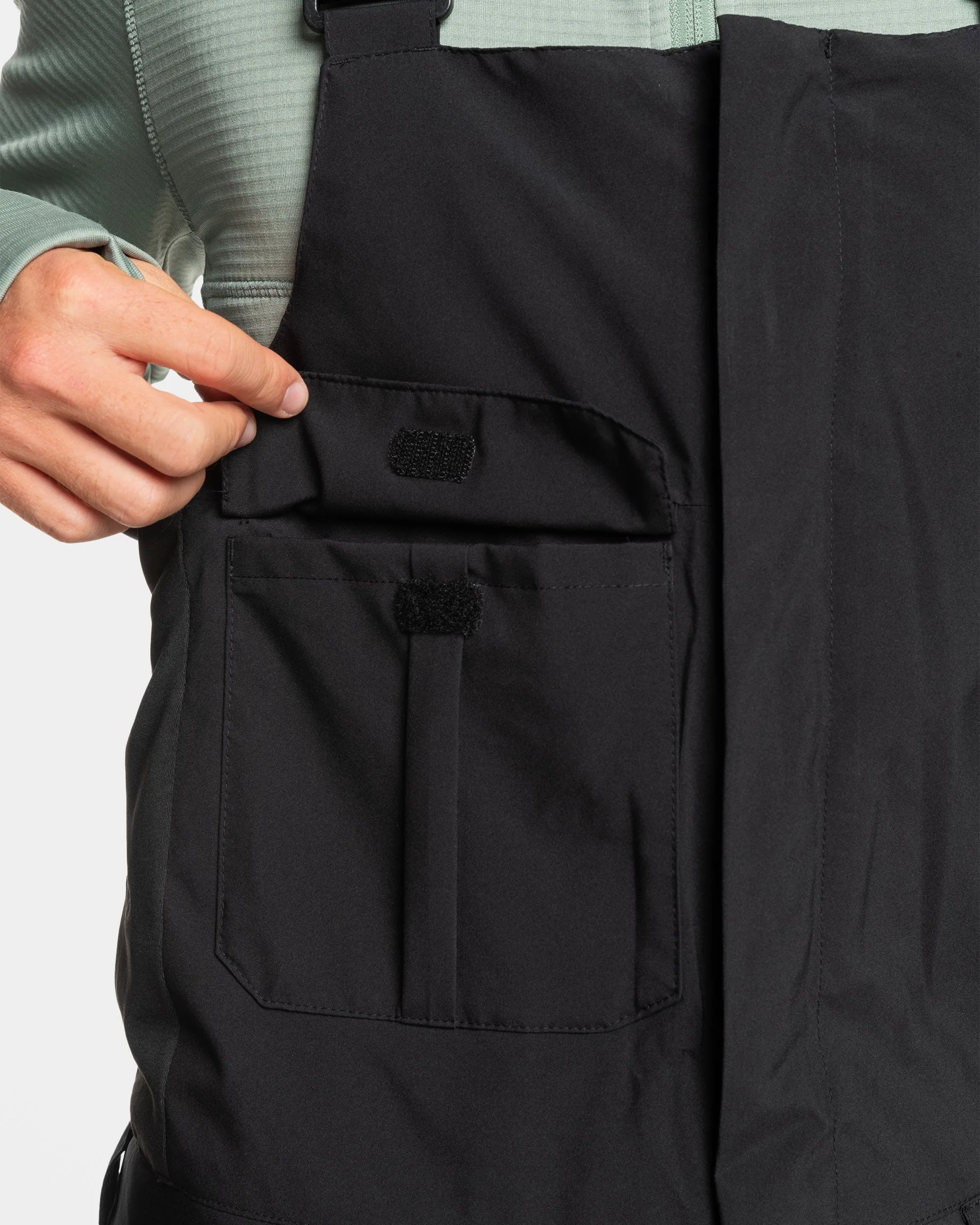 Utility Bib Snow Pants - True Black sold by Quiksilver product image thumbnail 4