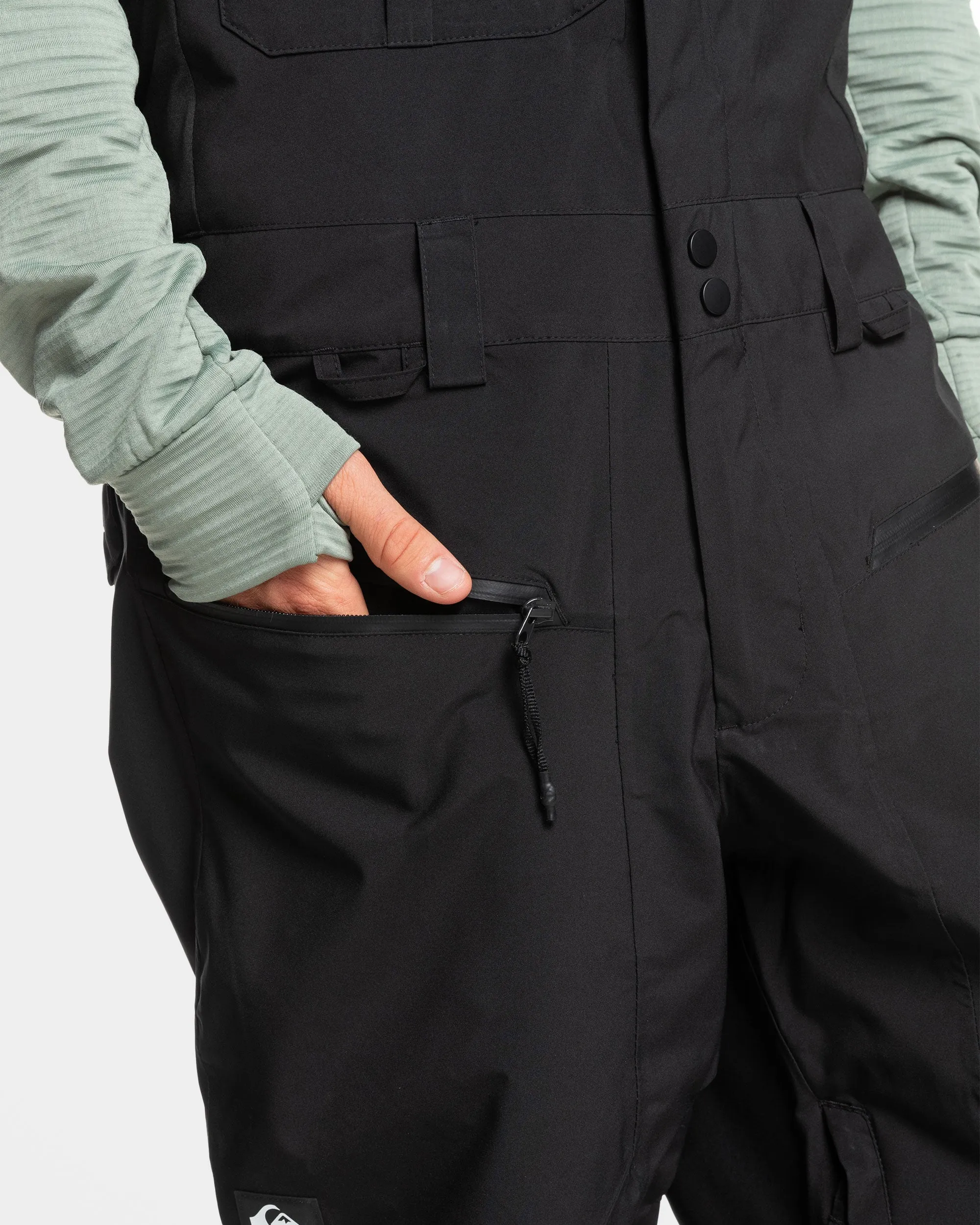 Utility Bib Snow Pants - True Black sold by Quiksilver product image thumbnail 5