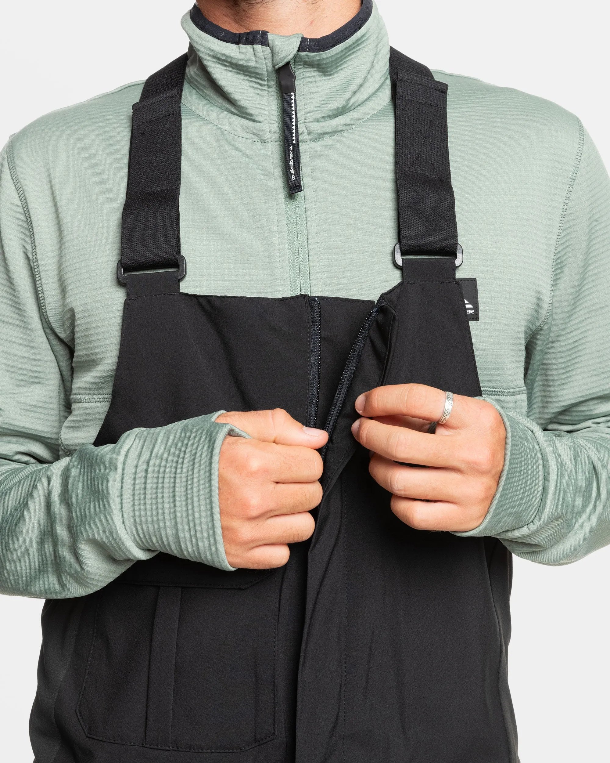 Utility Bib Snow Pants - True Black sold by Quiksilver product image thumbnail 3