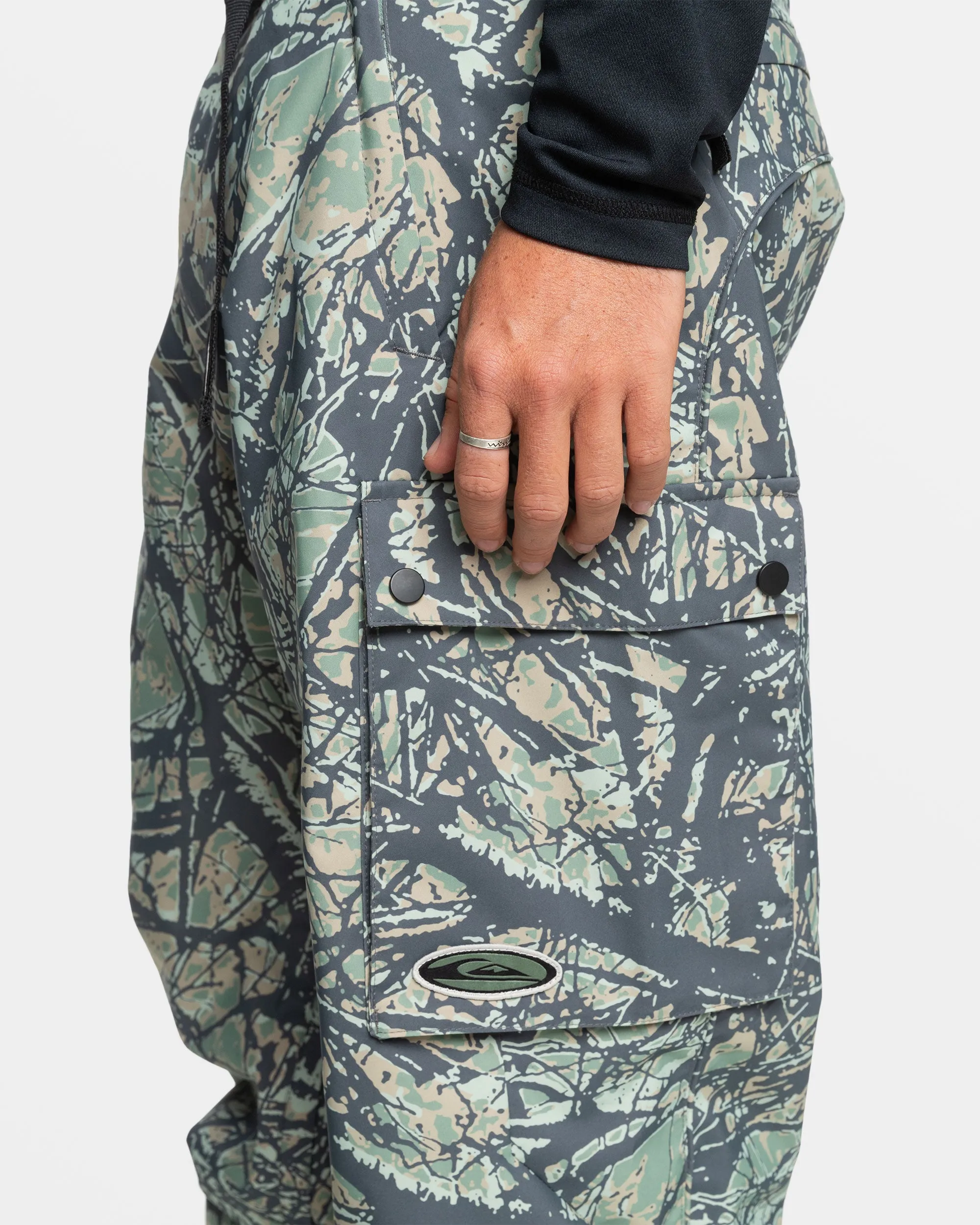 Snow Down Snow Pants - Woodland Abstract Sea Spray sold by Quiksilver product image thumbnail 3