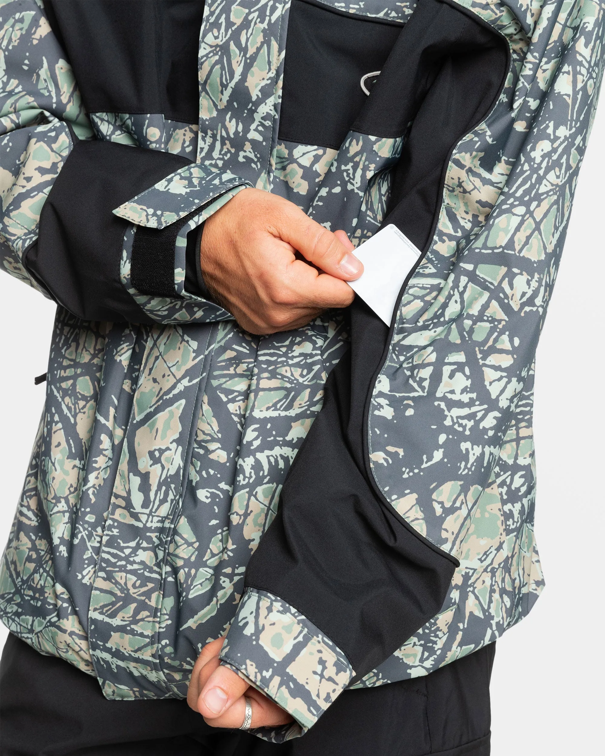 High Altitude 20K Snow Jacket - Woodland Abstract Sea Spray sold by Quiksilver product image thumbnail 5