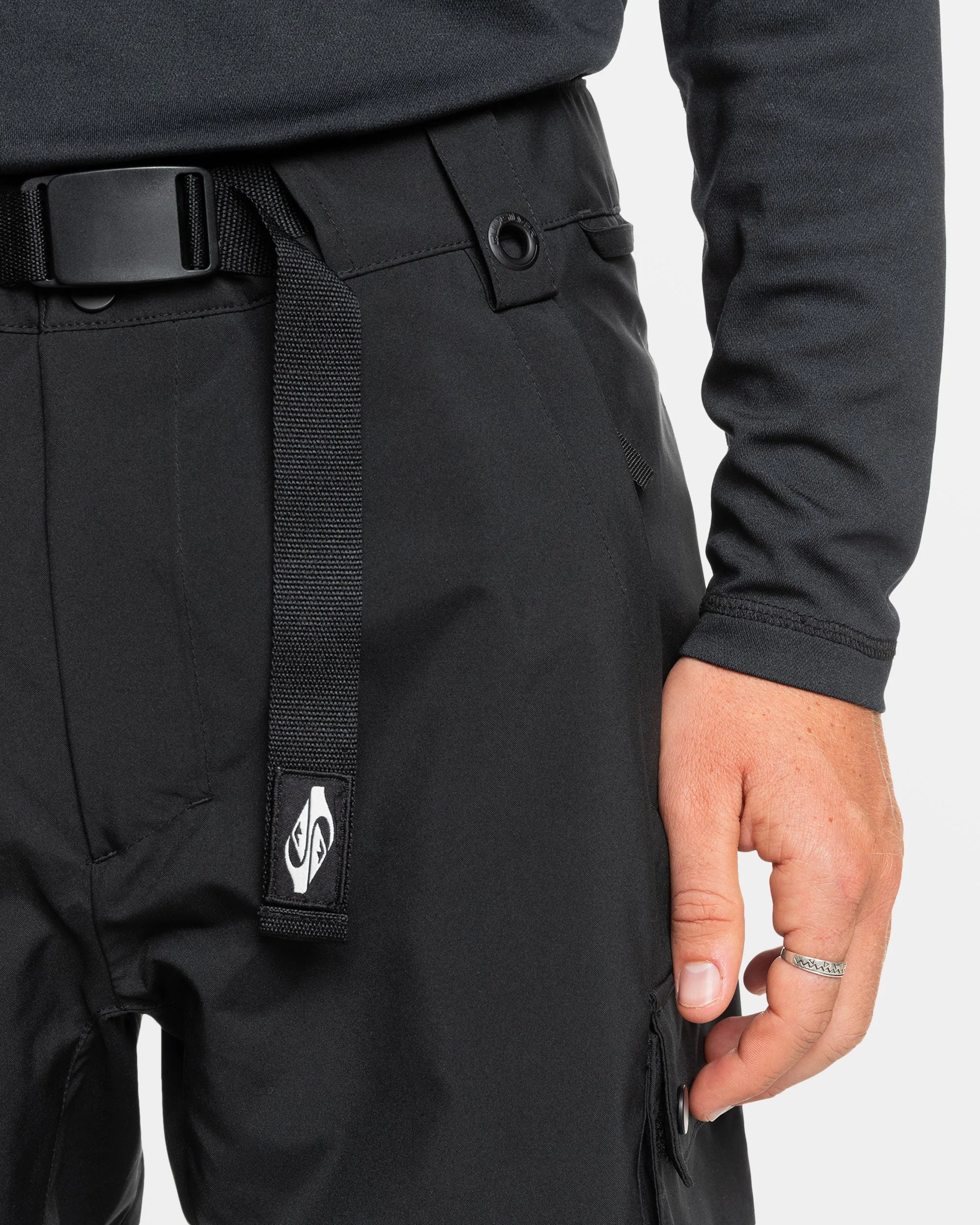 Snow Down Snow Pants - True Black sold by Quiksilver product image thumbnail 2