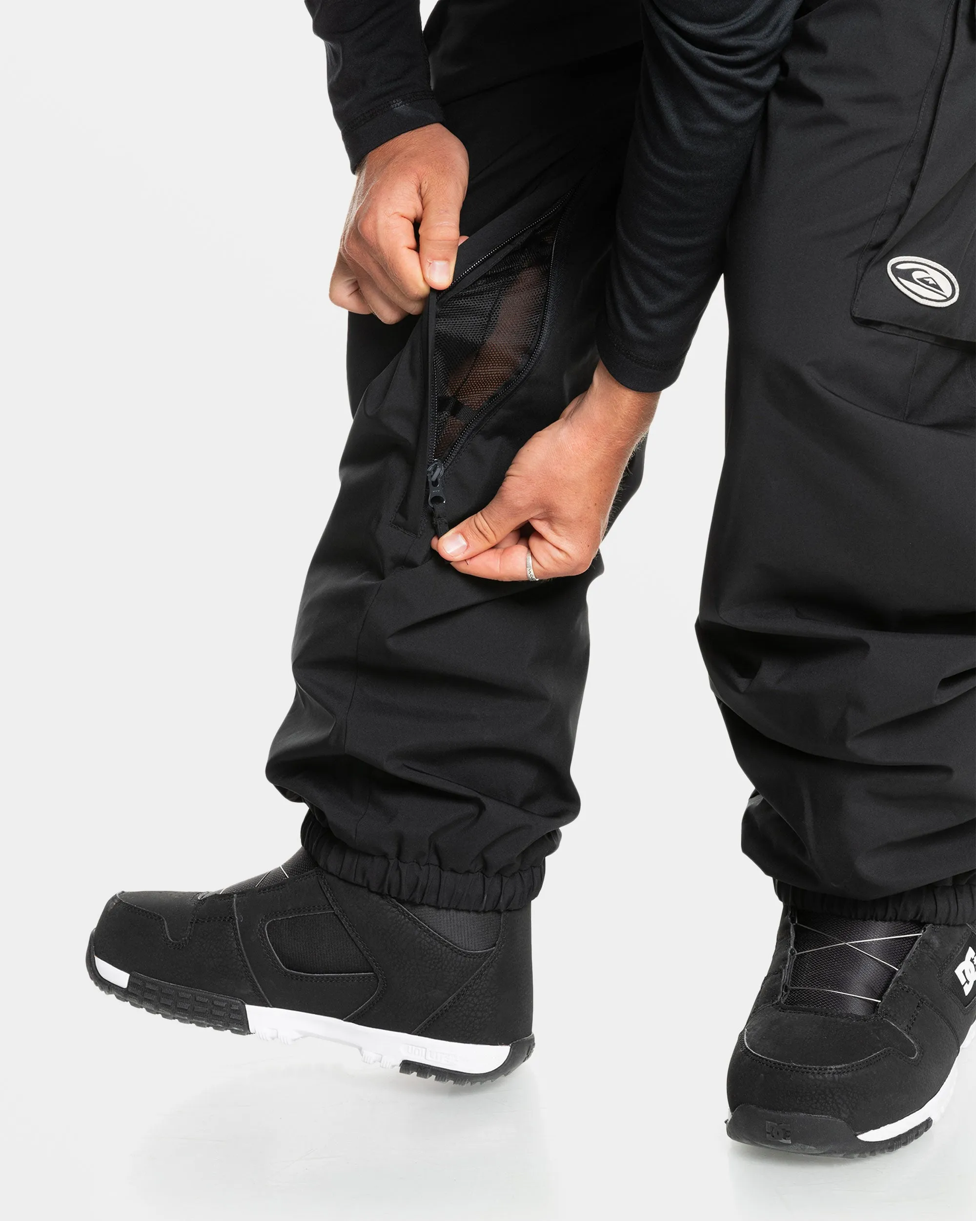 Snow Down Snow Pants - True Black sold by Quiksilver product image thumbnail 4