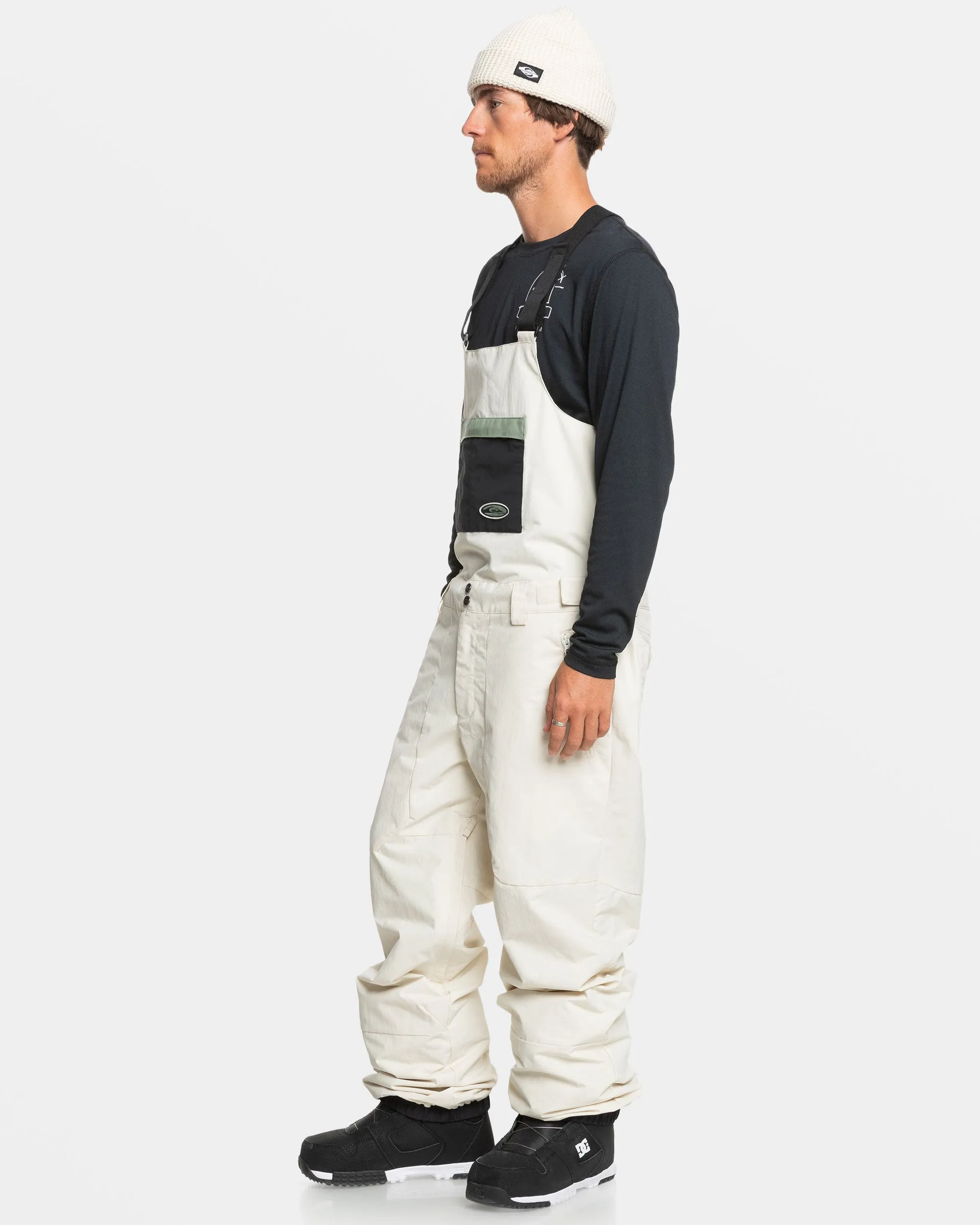 Fly High Bib Snow Pants - Birch sold by Quiksilver product image thumbnail 3