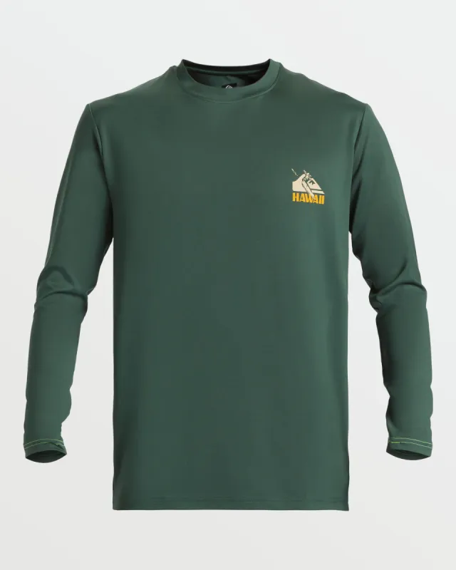 Petroglyph Short Sleeve Surf Tee - Forest sold by Quiksilver