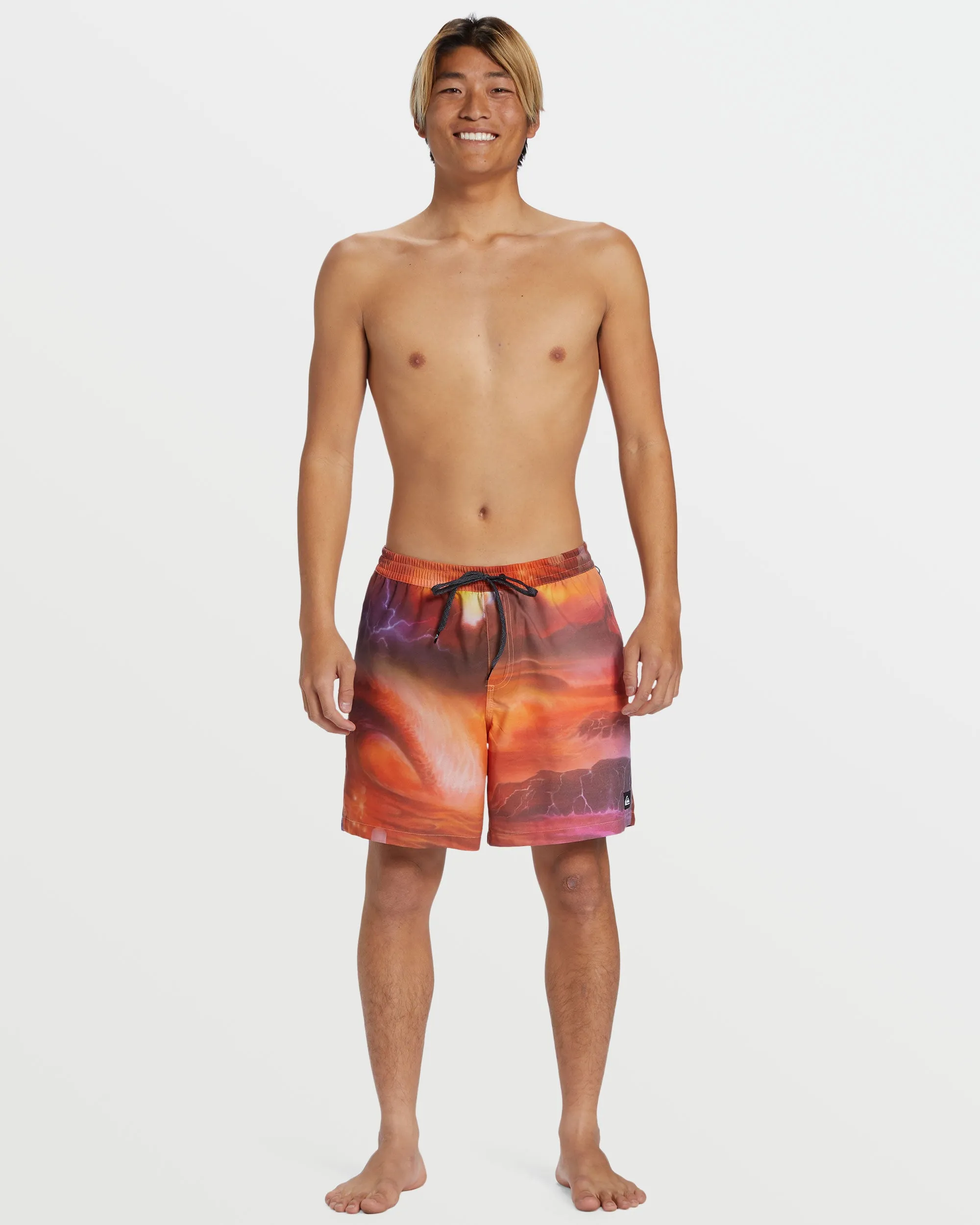 Surfsilk Mix 17" Swim Trunks - Henna sold by Quiksilver product image thumbnail 3