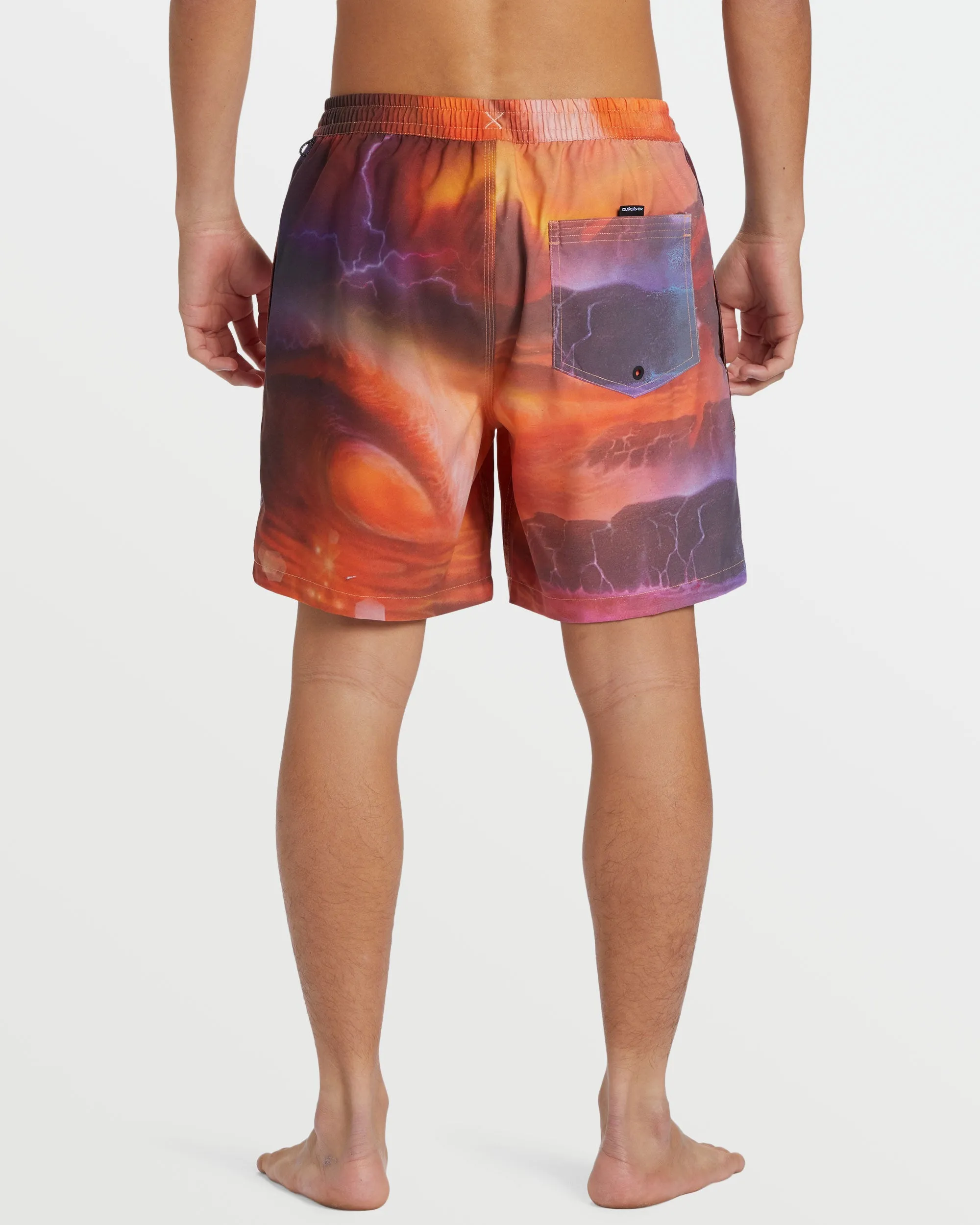 Surfsilk Mix 17" Swim Trunks - Henna sold by Quiksilver product image thumbnail 2