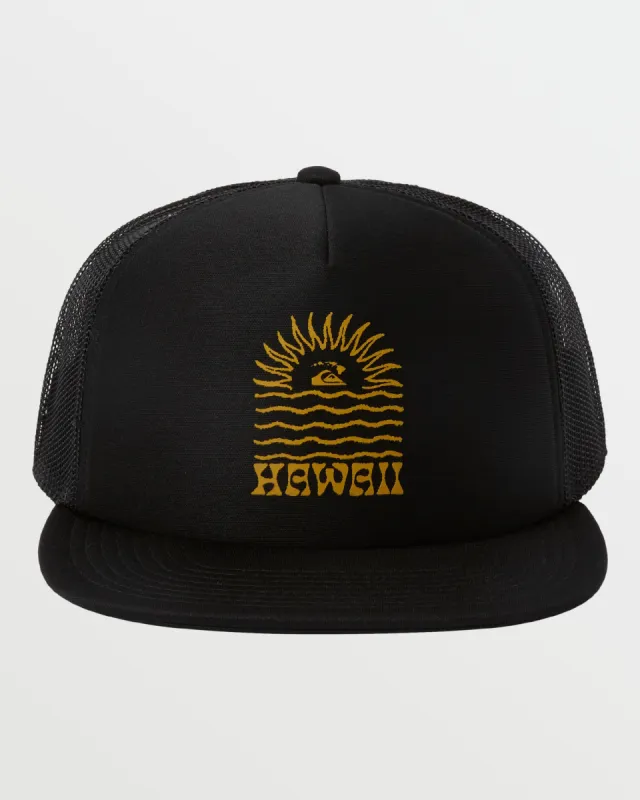 Hawaii Swell Line Trucker Hat - Black sold by Quiksilver