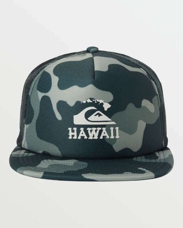 Hawaii Camo Trucker Hat - Camo sold by Quiksilver