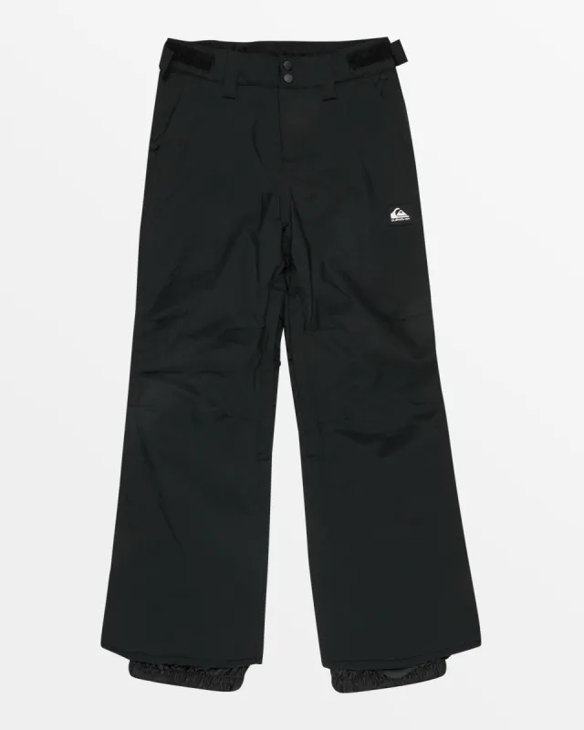Boys 8-16 Estate Snow Pants - True Black sold by Quiksilver