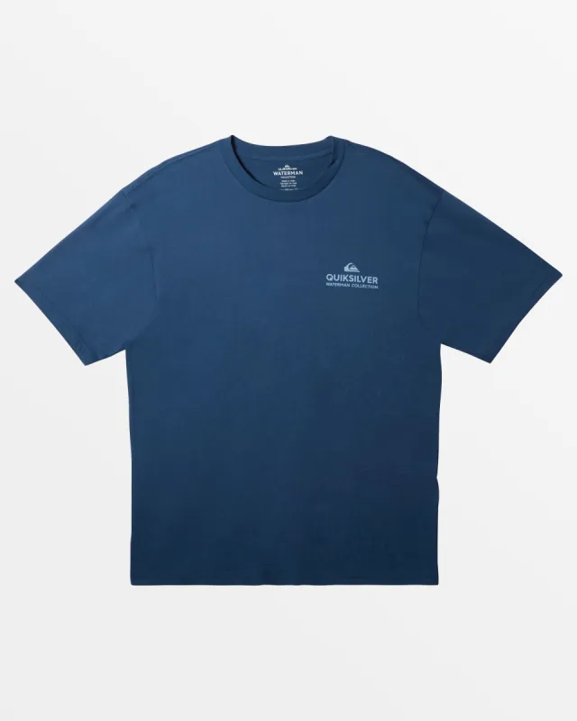 Waterman Booker T-Shirt - Ensign Blue made by Quiksilver