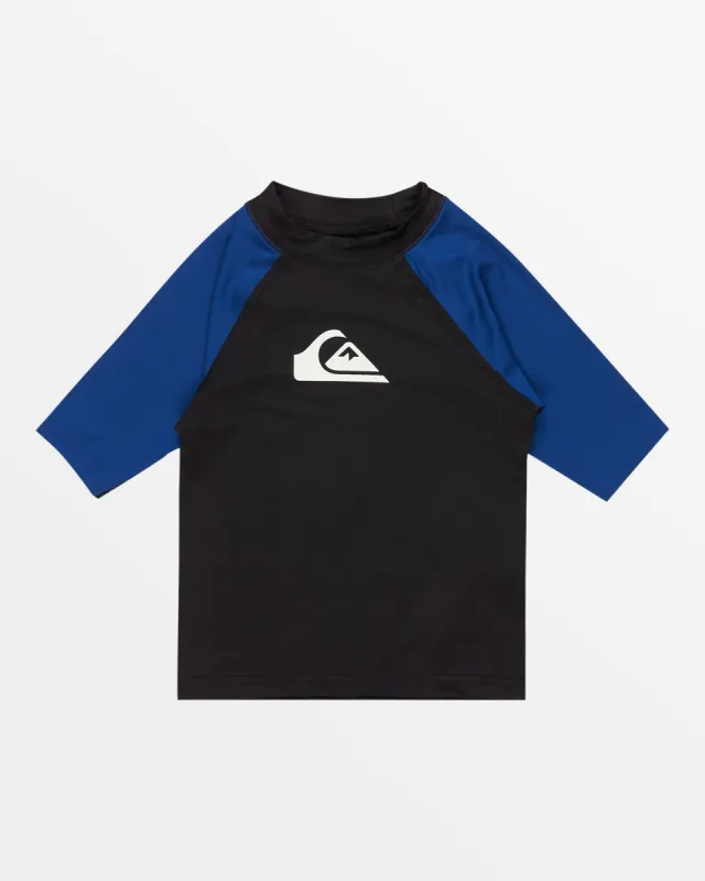 Boys 2-7 Everyday UPF 50 Short Sleeve Rashguard - Monaco Blue sold by Quiksilver