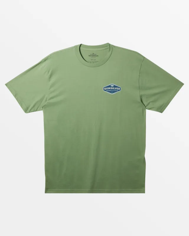 Waterman Timeless T-Shirt - Green Eyes sold by Quiksilver