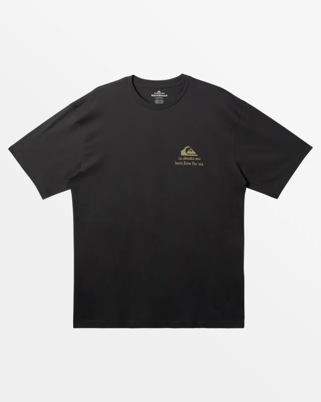 Waterman Southside T-Shirt - Tarmac made by Quiksilver
