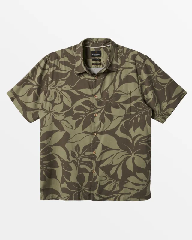 Waterman Flow Zone Short Sleeve Shirt - Taupe Flow Zone sold by Quiksilver