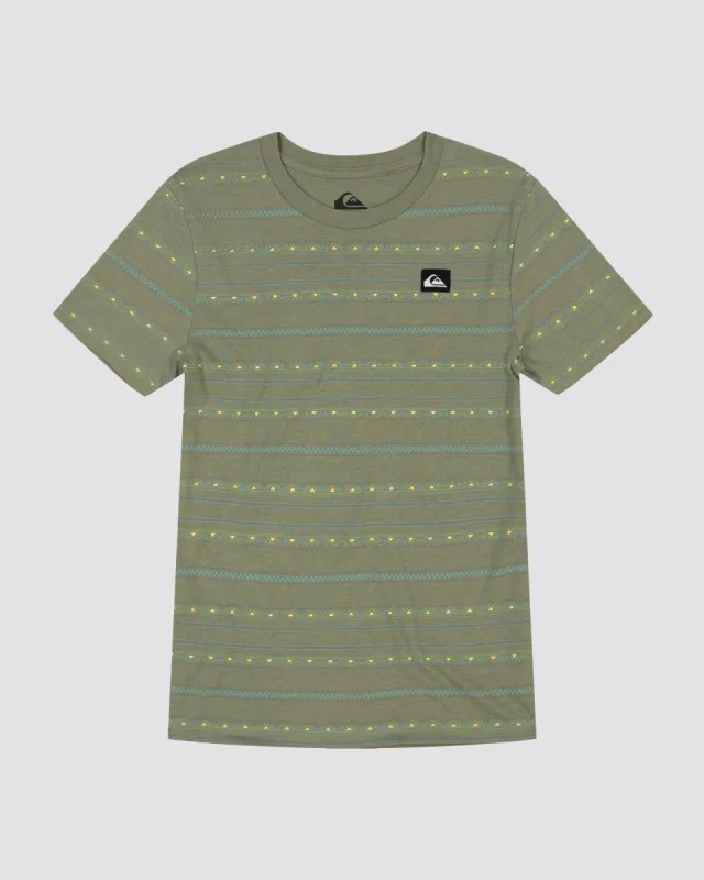 Boys 2-7 Daygo Stripe T-Shirt - Sea Spray Heather sold by Quiksilver