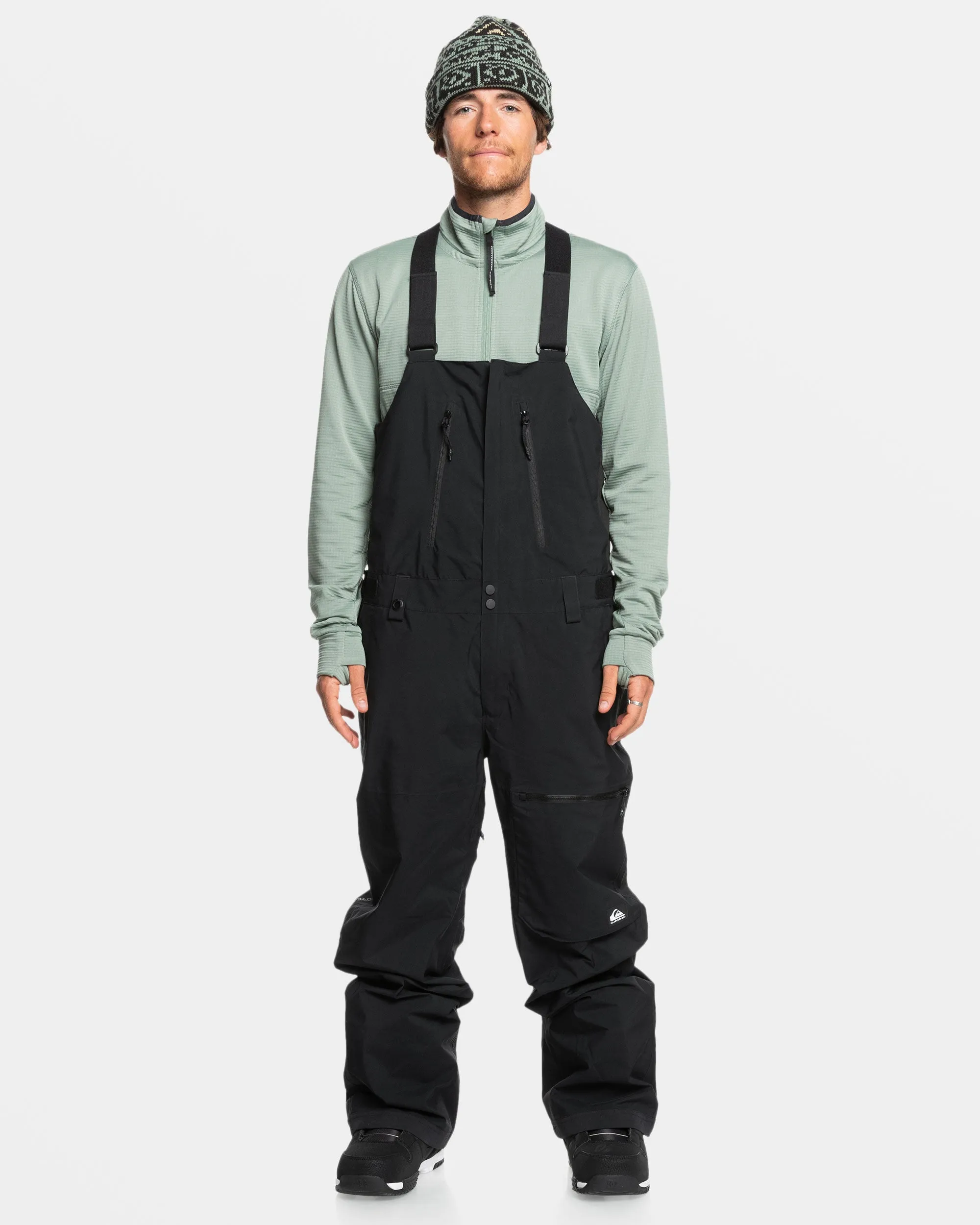 Altostratus Stret Gore-Tex Bib Snow Pants - True Black sold by Quiksilver