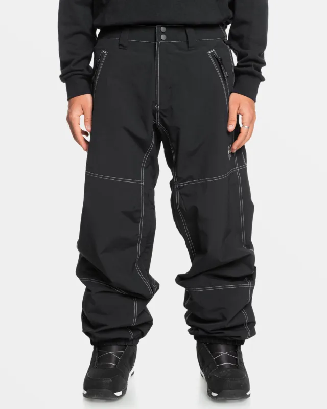 Mercury Live Wire Snow Pants - True Black sold by Quiksilver