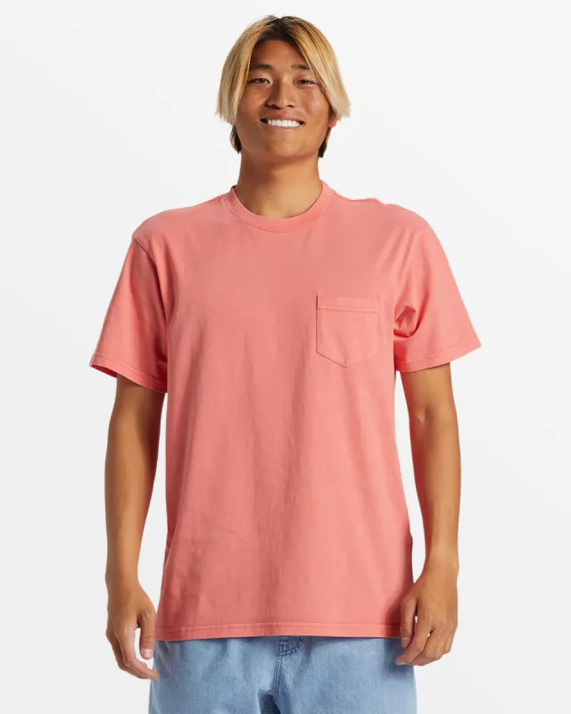 Salt Water Pocket Tee T-Shirt - Spiced Coral sold by Quiksilver