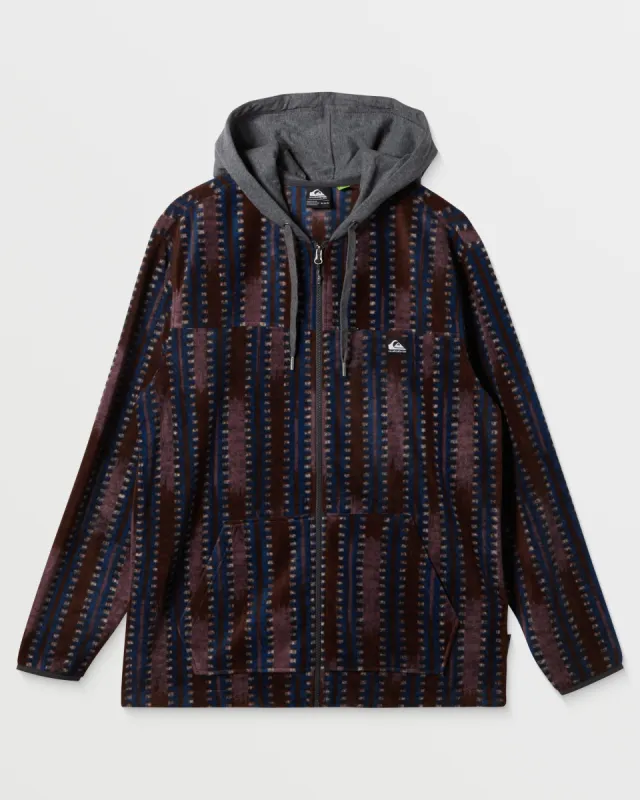 Surf Days Zip Hoodie - Grape Shake Surf Days Hoodie made by Quiksilver