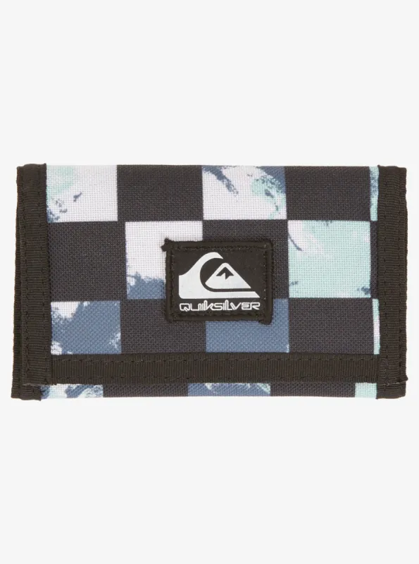 The Everydaily Printed Tri-Fold Wallet - Bering Sea Check Tie Dye 233 sold by Quiksilver
