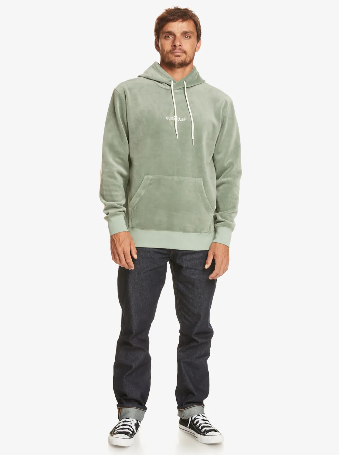Cord Hoodie - Iceberg Green sold by Quiksilver product image thumbnail 4