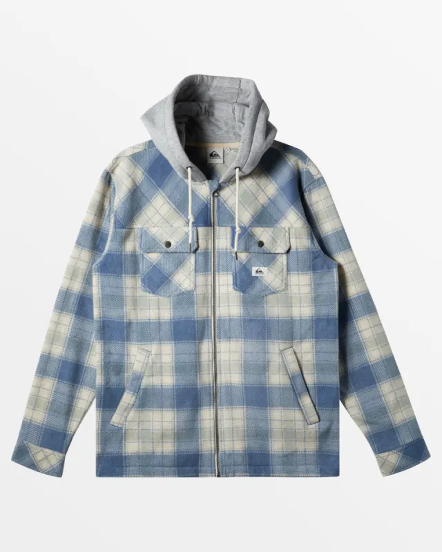 Super Swell Zip-Up Hoodie - Bering Sea Superswell Plaid sold by Quiksilver