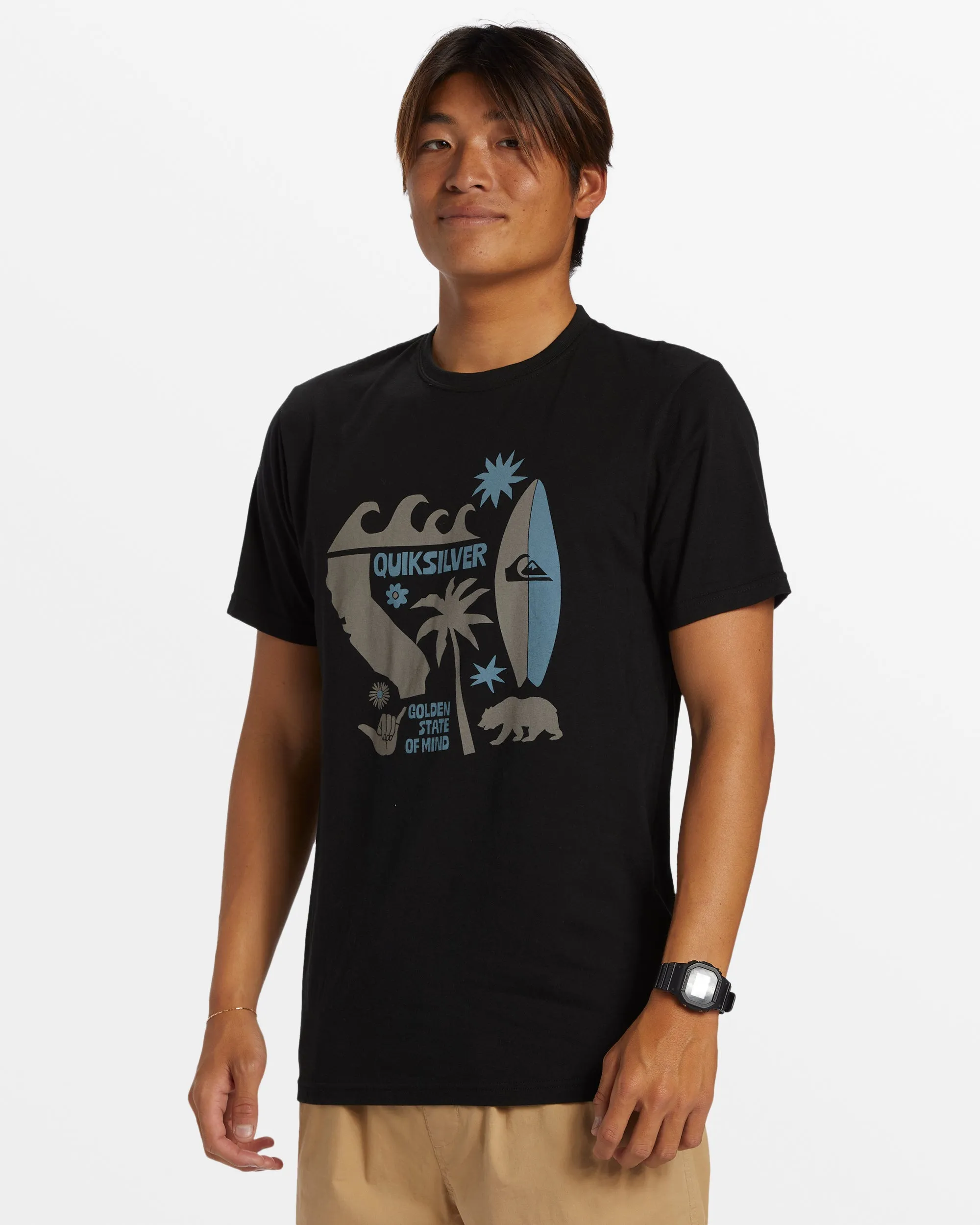 Ca Funshine T-Shirt - Black sold by Quiksilver product image thumbnail 4