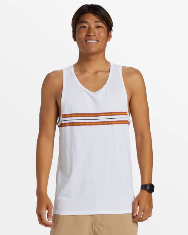 Everyday Stripe Tank Top - White sold by Quiksilver