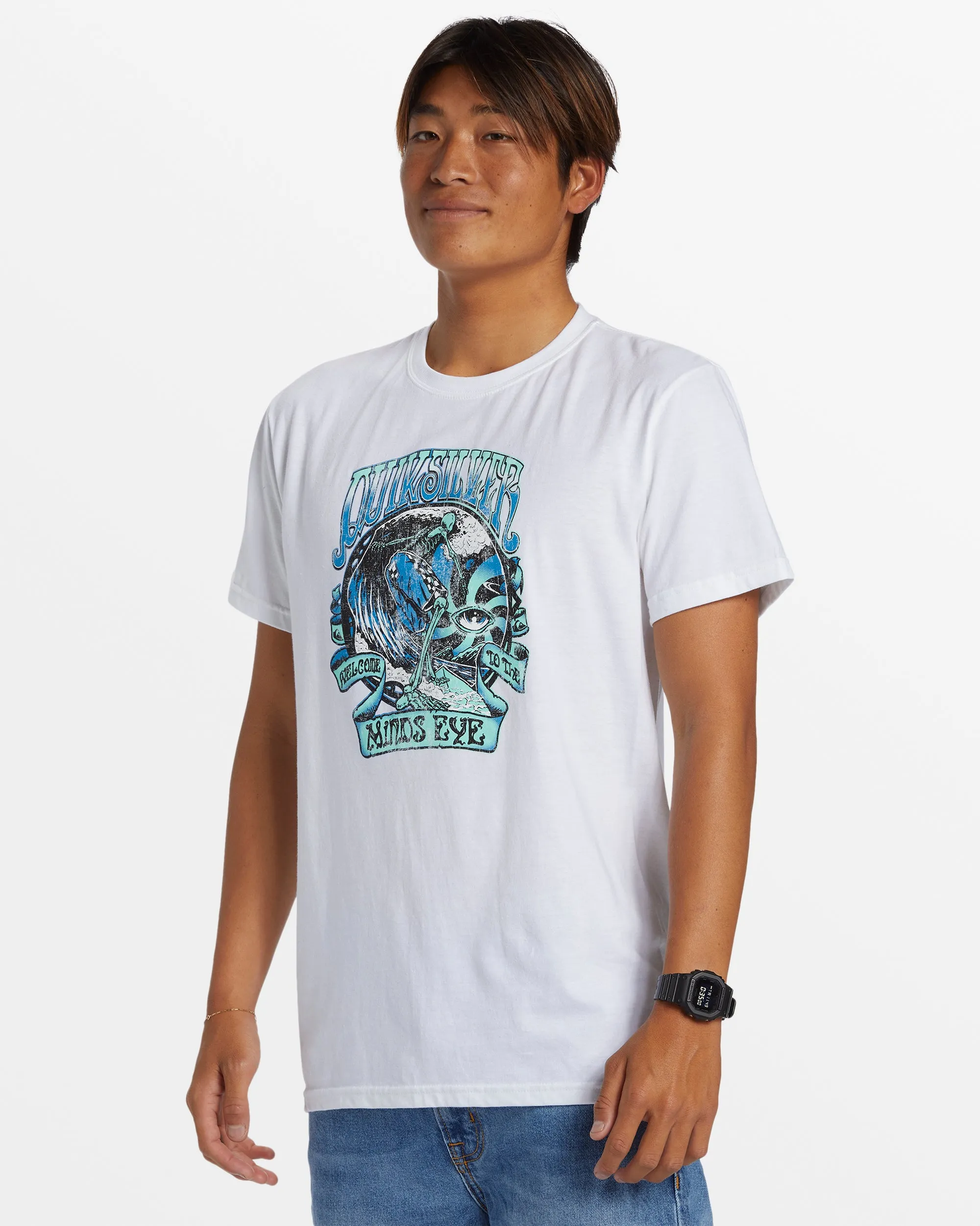 Land Down Under T-Shirt - White sold by Quiksilver product image thumbnail 4
