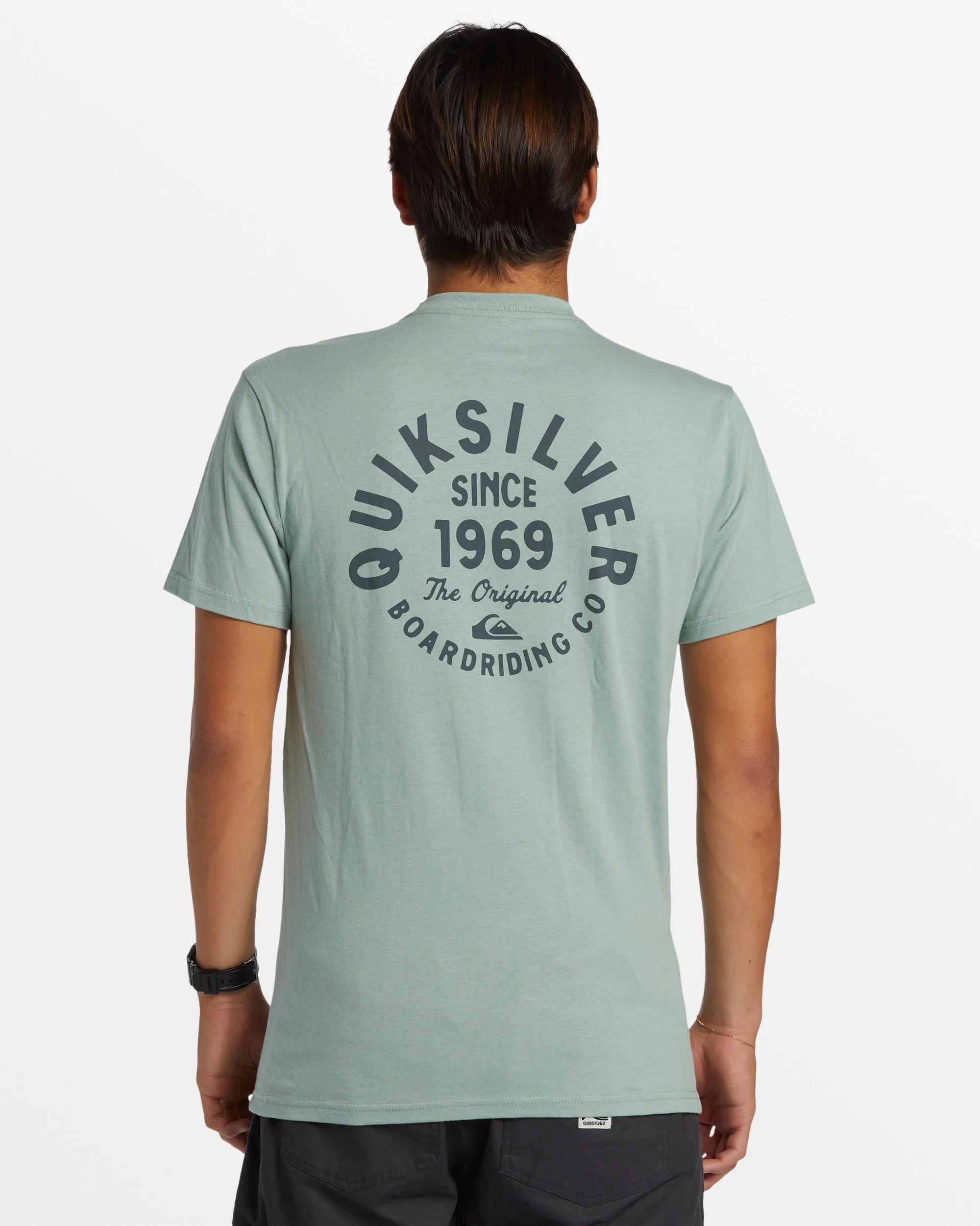 Circled Script T-Shirt - Iceberg Green sold by Quiksilver product image thumbnail 2