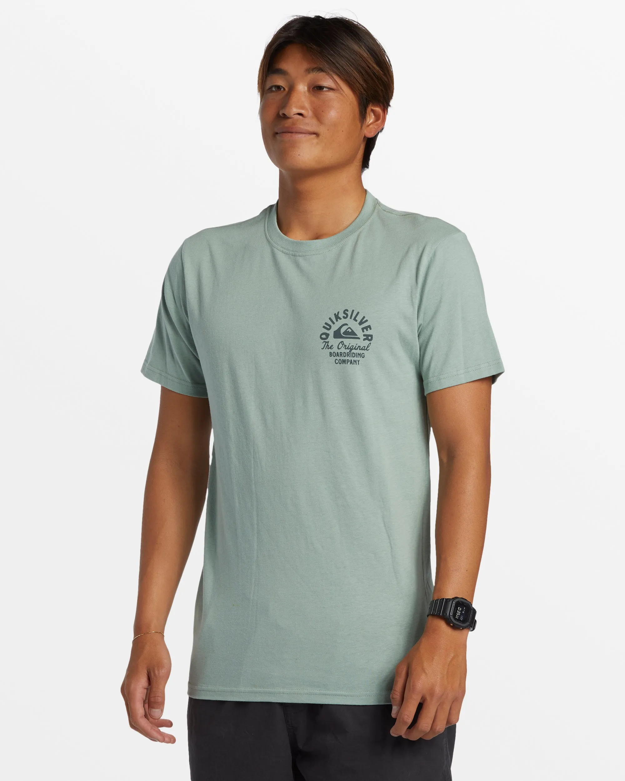 Circled Script T-Shirt - Iceberg Green sold by Quiksilver product image thumbnail 4