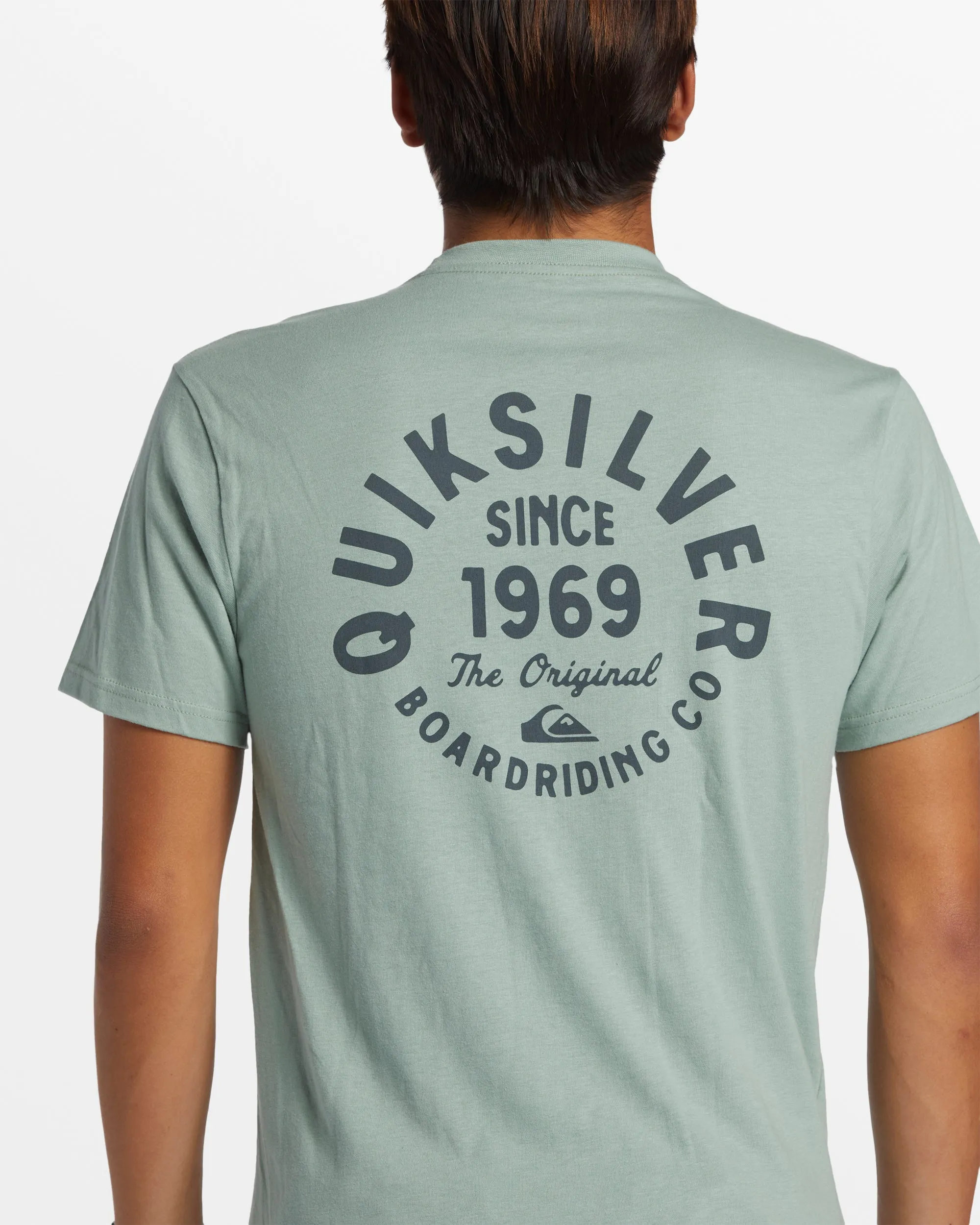 Circled Script T-Shirt - Iceberg Green sold by Quiksilver product image thumbnail 5