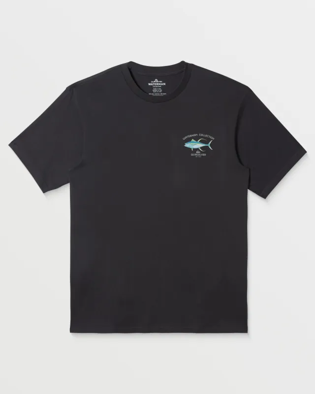 Waterman Fresh Fish T-Shirt - Tarmac sold by Quiksilver