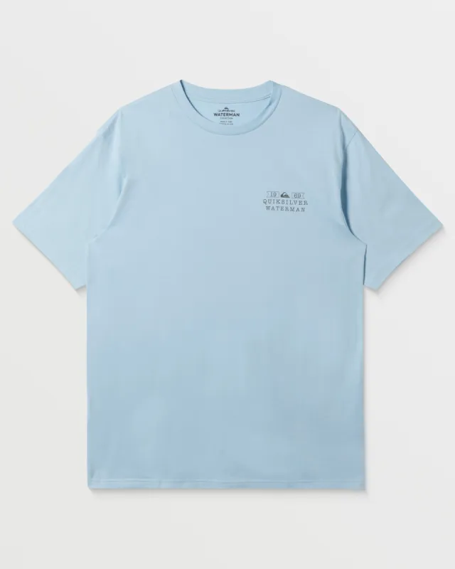 Waterman Horizons T-Shirt - Dream Blue sold by Quiksilver