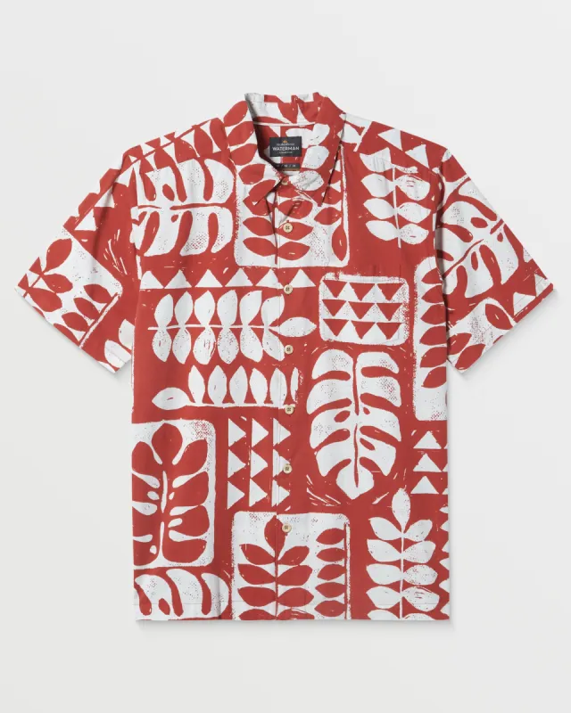 Waterman Turtle Island Shirt - Tandori Spice sold by Quiksilver
