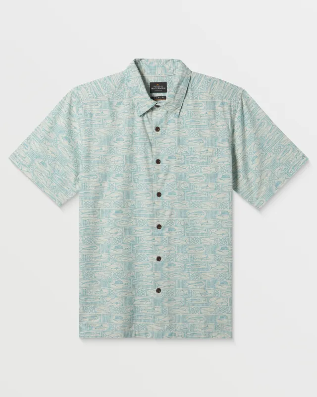 Waterman Hana Bay Shirt - Reef Waters sold by Quiksilver